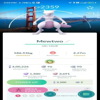 Mewtwo with San Francisco Bg
