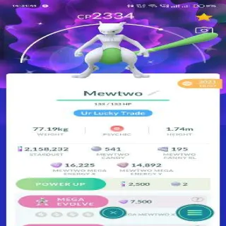 Pokemon Go Shiny Mewtwo Guaranteed Lucky Trade