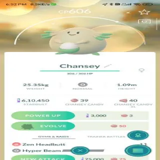 Shiny Chansey Pokemon Go
