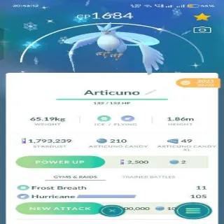Shiny Articuno | 2021