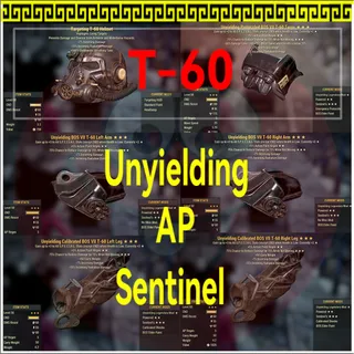 [PC] T-60 power armor Unyielding /ap/sentinel