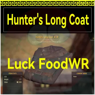 [PC] Hunter's Long Coat Luck/FoodWR