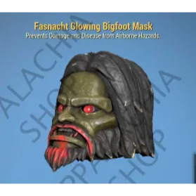 Fasnacht Glowing Bigfoot Mask