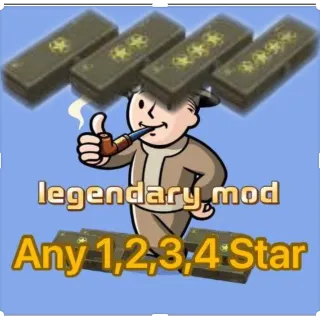 Any 1,2,3,4 star Legendary Mod x 10