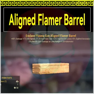 Enclave Aligned Flamer Barrel Mod