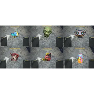[PC]All 6 NEW Fasnacht Glowing Mask