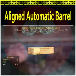Enclave Aligned Automatic Barrel Mod