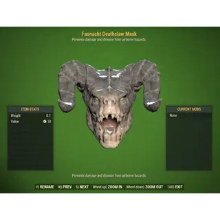 [PC] Fasnacht Deathclaw Mask