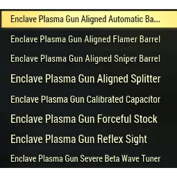 All 8 Enclave Plasma Gun Mod