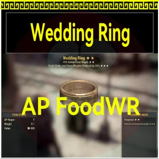 [PC] Wedding Ring AP/FoodWR