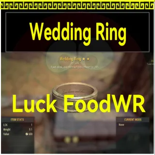 Wedding Ring Luck/FoodWR