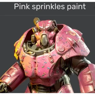 Pink Sprinkles Power Armor Paints