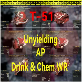 [PC] set T-51 Unyielding/ap/Sentinel