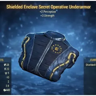 [PC] Enclave Secret Operative Underarmor +3Strength +2Perception