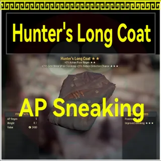 Hunter's Long Coat AP/Sneaking