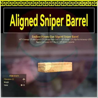 Enclave Plasma Aligned Sniper Barrel