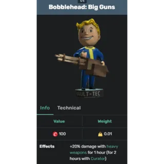 [PC] 1K Big Guns Bobblehead