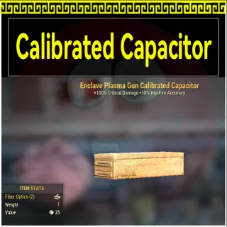 Enclave Plasma Calibrated Capacitor Mod