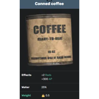 [PC] X500 Canned Coffee
