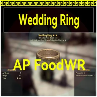 [PC] Wedding Ring AP/FoodWR