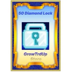 50X Diamond Lock (DL) GROWTOPIA