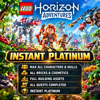 LEGO Horizon Adventures PS5 100% Complete Save | Instant Platinum Trophy All Collectibles
