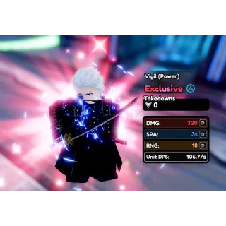 Anime Vanguards Vergil Evo Anime Vanguard Vergil  Evolve / Rarity : Exclusive