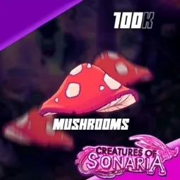 [Creatures of Sonaria] ✅ 100k Mushrooms ✅ BEST OFFER