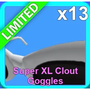 2x Super XL Clout Goggles MS1