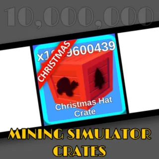 10,000,000 Christmas Hat Crates