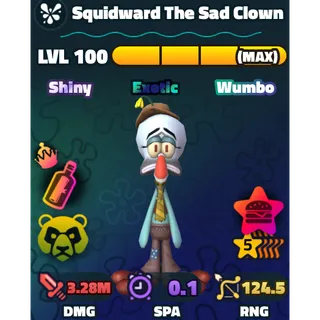 Spongebob Tower Defense [SBTD] - SW 5* Squidward The Sad Clown
