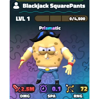 Spongebob Tower Defense [SBTD] - Blackjack Squarepants