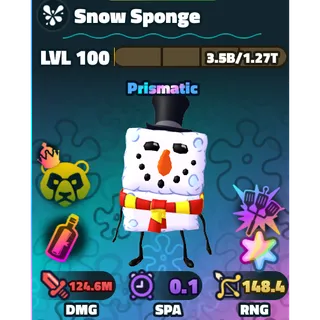 Spongebob Tower Defense [SBTD] - SS (Super Star) Snow Sponge