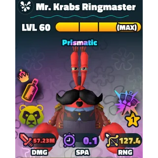 Spongebob Tower Defense [SBTD] - 1* Mr. Krabs Ringmaster