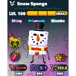 Spongebob Tower Defense [SBTD] - SW 5* Snow Sponge