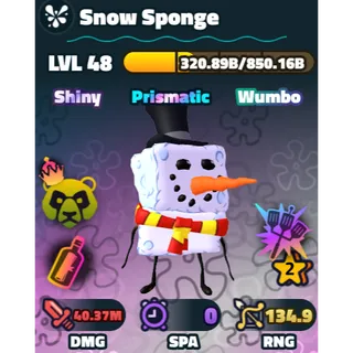 Spongebob Tower Defense [SBTD] - SW 2* Snow Sponge