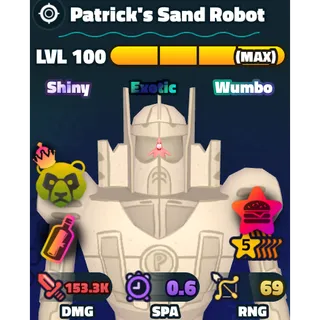 Spongebob Tower Defense [SBTD] - SW 5* Patrick's Sand Robot