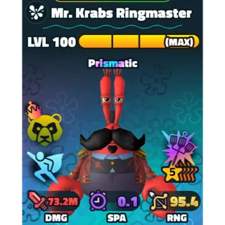 Spongebob Tower Defense [SBTD] - 5* Mr. Krabs Ringmaster