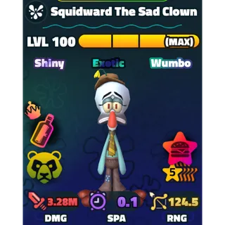 Spongebob Tower Defense [SBTD] - SW 5* Squidward The Sad Clown