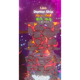 Lava Demon ship