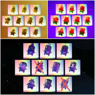 All Sprites Gummy, Gold, Galaxy (No Galaxy Demon Or Zp) Custom Order Available