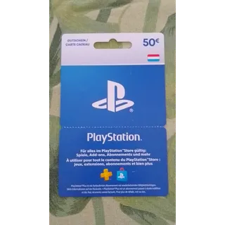 €50.00 EUR PlayStation Store (Luxembourg)