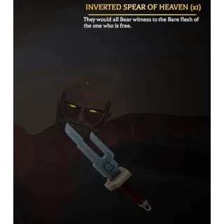 Inverted Spear of Heaven (ISOH)