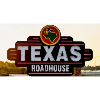 $75.00 USD TEXAS ROADHOUSE