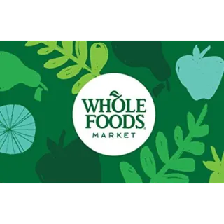 $100.00 USD Whole Foods