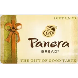 $20.00 USD Panera bread