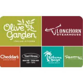 $100.00 USD Darden Restaurants Gift Card