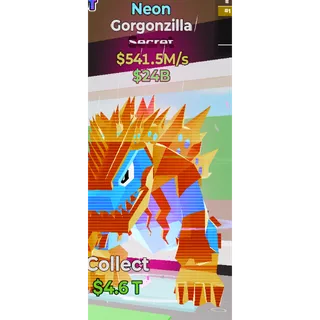 Steal a brainrot - Neon Gorgonzilla