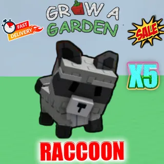RACCOON Grow A Garden