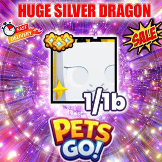 HUGE SILVER DRAGON